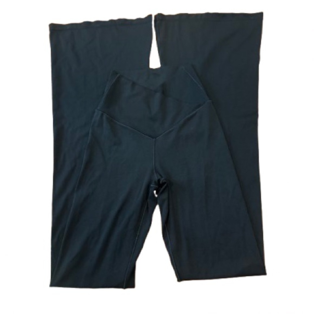 Aerie crossover black flare leggings